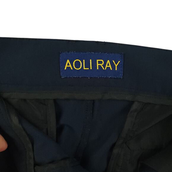Aoli Ray Golf Pants 32 Mens Slim Cargo Golf Performance Elastic Waist Stretch - Picture 5 of 15